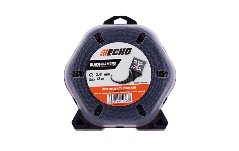 Корд триммерный ECHO Black Diamond Line 2,7мм*10м (витой квадрат)