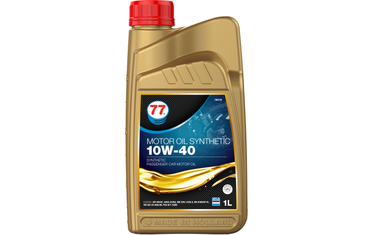Масло моторное синтетическое  77 Lubricants Motor Oil Synthetic 10W-40, 1л