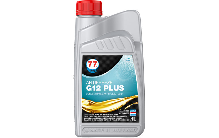 Антифриз-концентрат красный  77 Lubricants Antifreeze (G12 PLUS), 1л