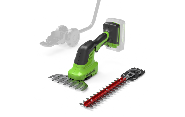 Ножницы-кусторез  аккумуляторные Greenworks G24SHT 24В