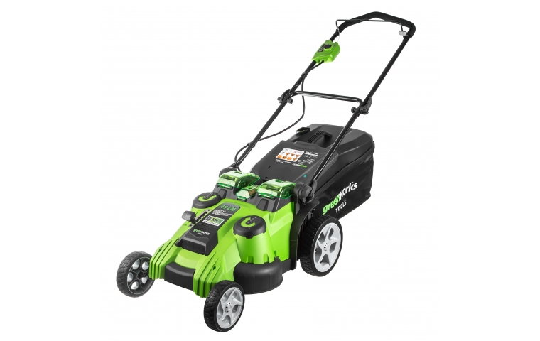 Аккумуляторная газонокосилка Greenworks G40LM49DB TwinForce 40В