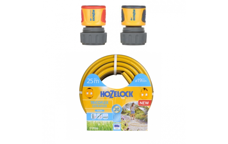 Шланг HoZelock 117036 TRICOFLEX ULTRAFLEX 19 MM 25 M (+коннекторы)