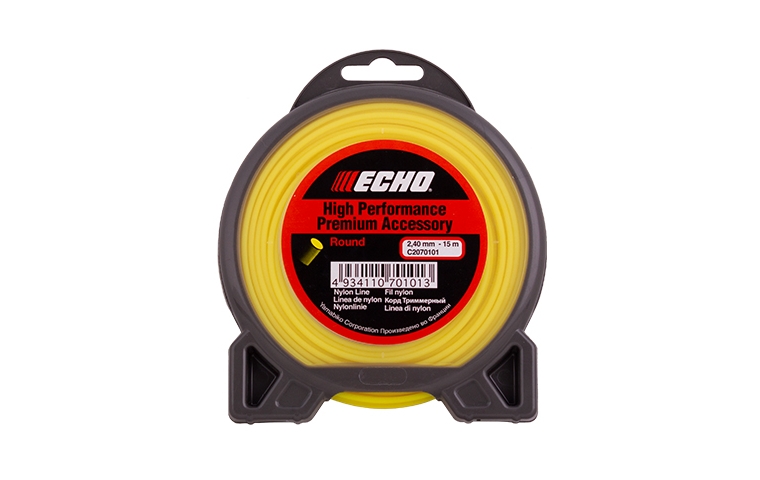 Корд триммерный Round Line 2,4*15м (круглый) ECHO