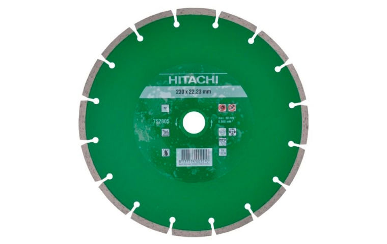 Круг отрезной алмазный Hitachi 350x20x15мм бетон