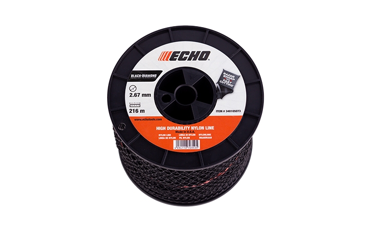 Корд триммерный ECHO Black Diamond Line 2,7мм*216м (витой квадрат)