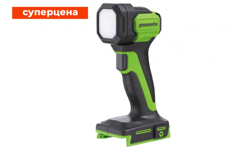 Фонарь аккумуляторный Greenworks G24SL200 24В 200ЛМ