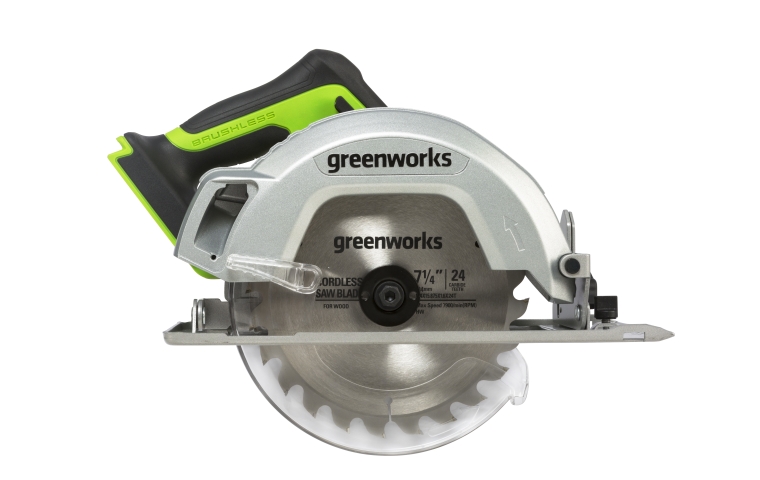 Циркулярная пила аккумуляторная Greenworks GD24CS 24В