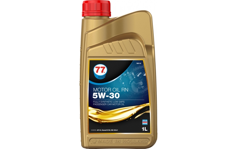 Масло моторное синтетическое 77 Lubricants Motor Oil RN 5W-30, 1л