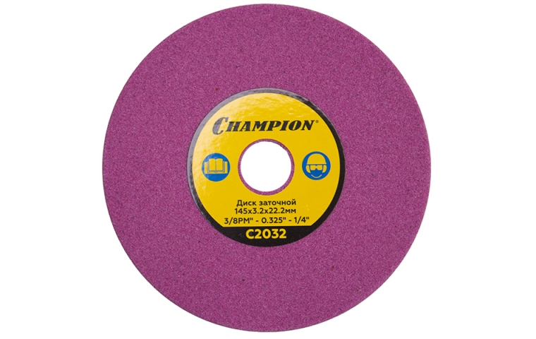 Диск заточной Champion (3/8PM",0,325",1/4) 145х3,2х22,2 для станка C2001