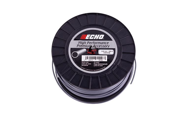 Корд триммерный Titanium Power Line 3,0*169м (круглый) ECHO