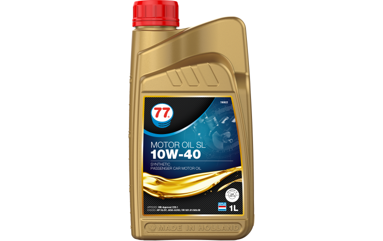 Масло моторное полусинтетическое  77 Lubricants Motor Oil SL 10W-40, 1 л