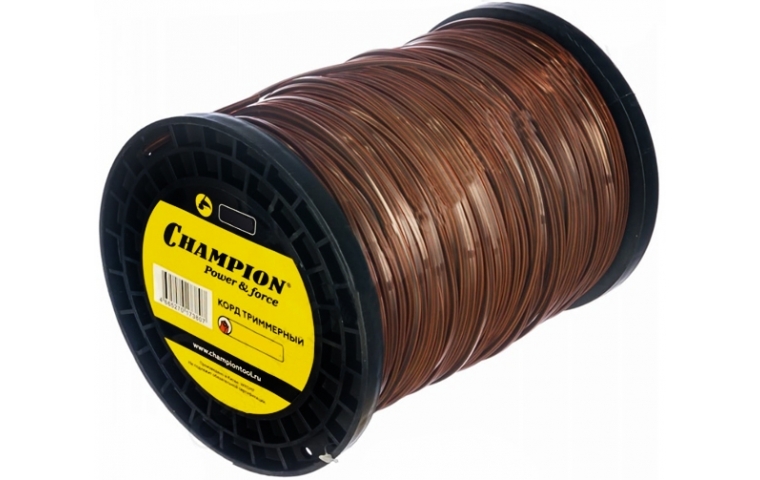 Корд триммерный CHAMPION C7043 MAGIC 3.0 мм, 168 м (витой квадрат)