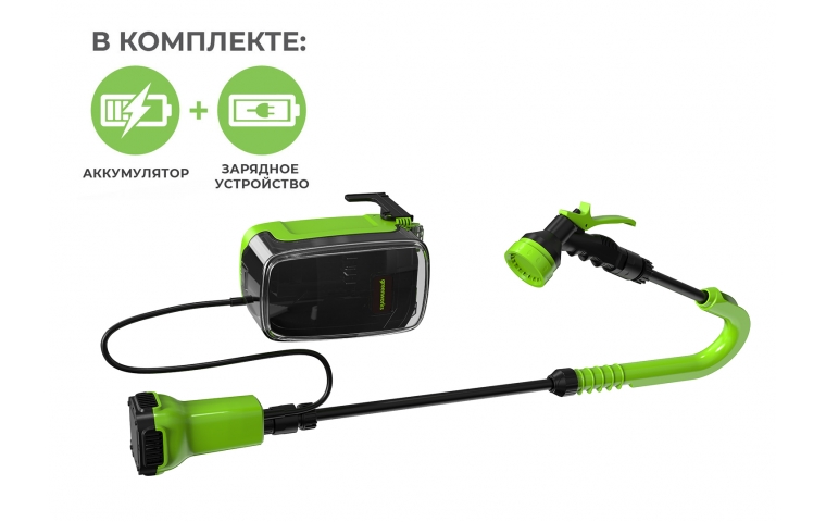 Насос для бочки аккумуляторный Greenworks G24SWP 24В (в комплекте АКБ 2А/ч + ЗУ)