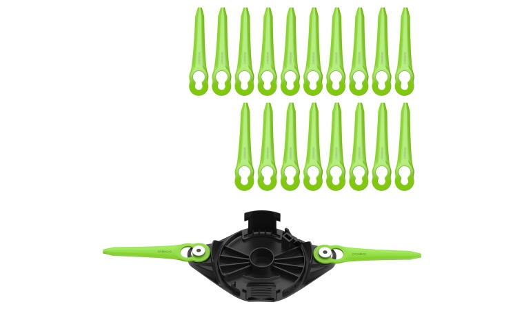 Комплект пластиковых ножей с диском Greenworks 2963607 для триммеров (2113207, 2113407, 2113507)