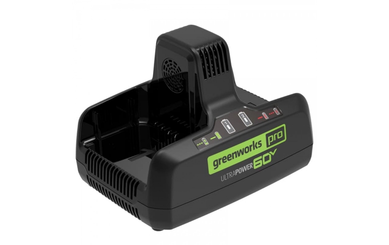 Зарядное устройство на 2 слота  Greenworks G60DC10 60В