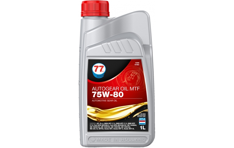 Масло минеральное трансмиссионное 77 Lubricants AUTOGEAR OIL MTF 75W-80, 1л