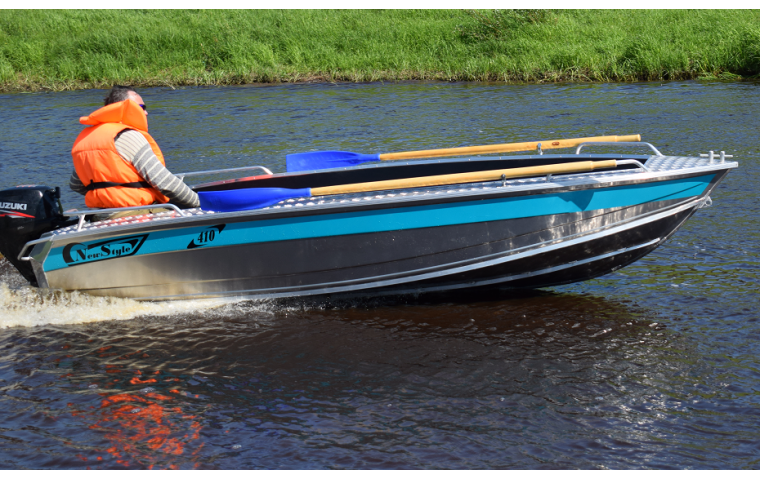 Алюминиевая лодка Wellboat - 41 (NewStyle - 410)