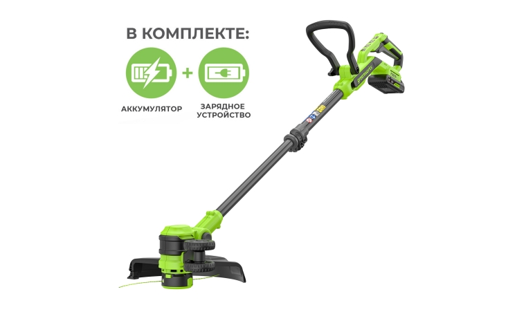 Аккумуляторный триммер Greenworks ST3002 24В (в комплекте АКБ 4А/ч + ЗУ)