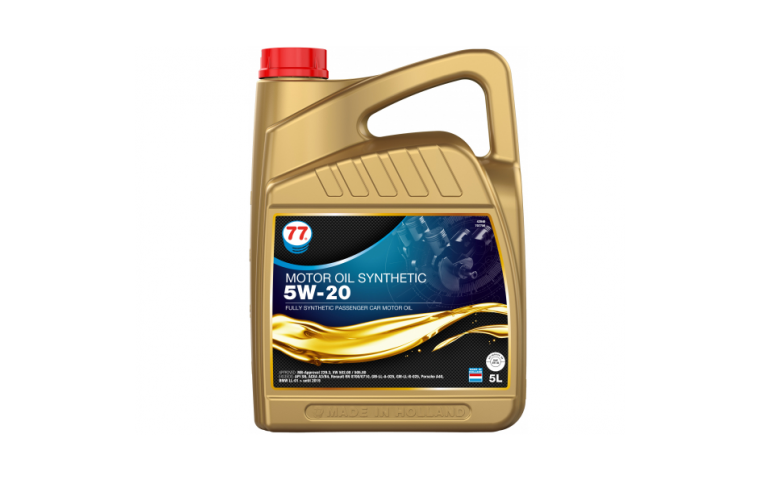 Масло моторное синтетическое 77 Lubricants Мotor Оil Synthetic 5W-20, 5 л