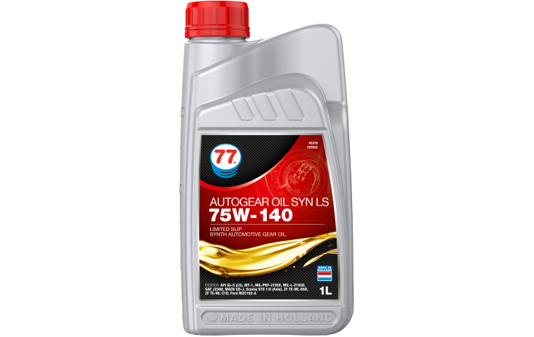 Масло синтетическое трансмиссионное  77 Lubricants Autogear Oil Syn LS 75W-140, 1л