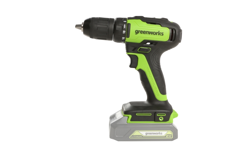 Аккумуляторная дрель-шуруповерт Greenworks GD24DD35 24В